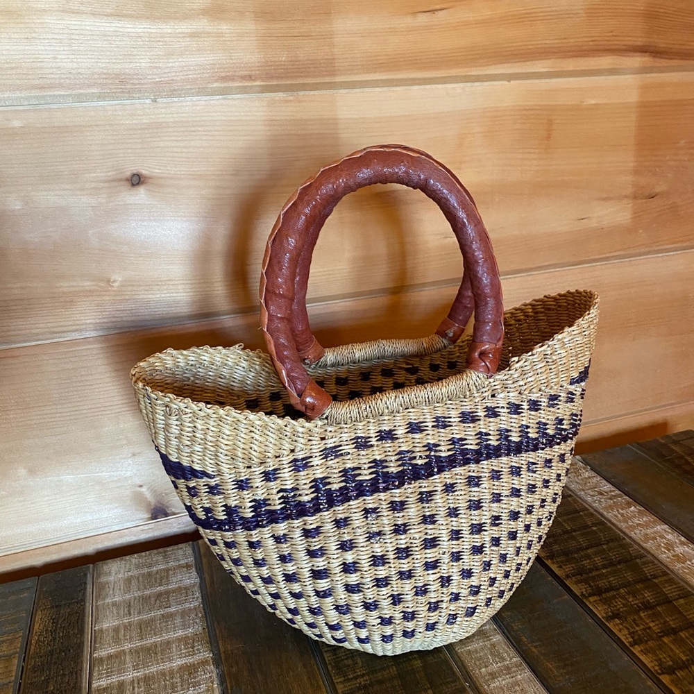 Handcrafted Woven Basket Bag